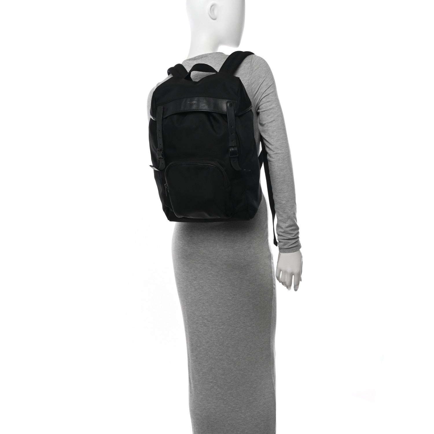 Saint Laurent Canvas Moon Backpack Black 2 of 11