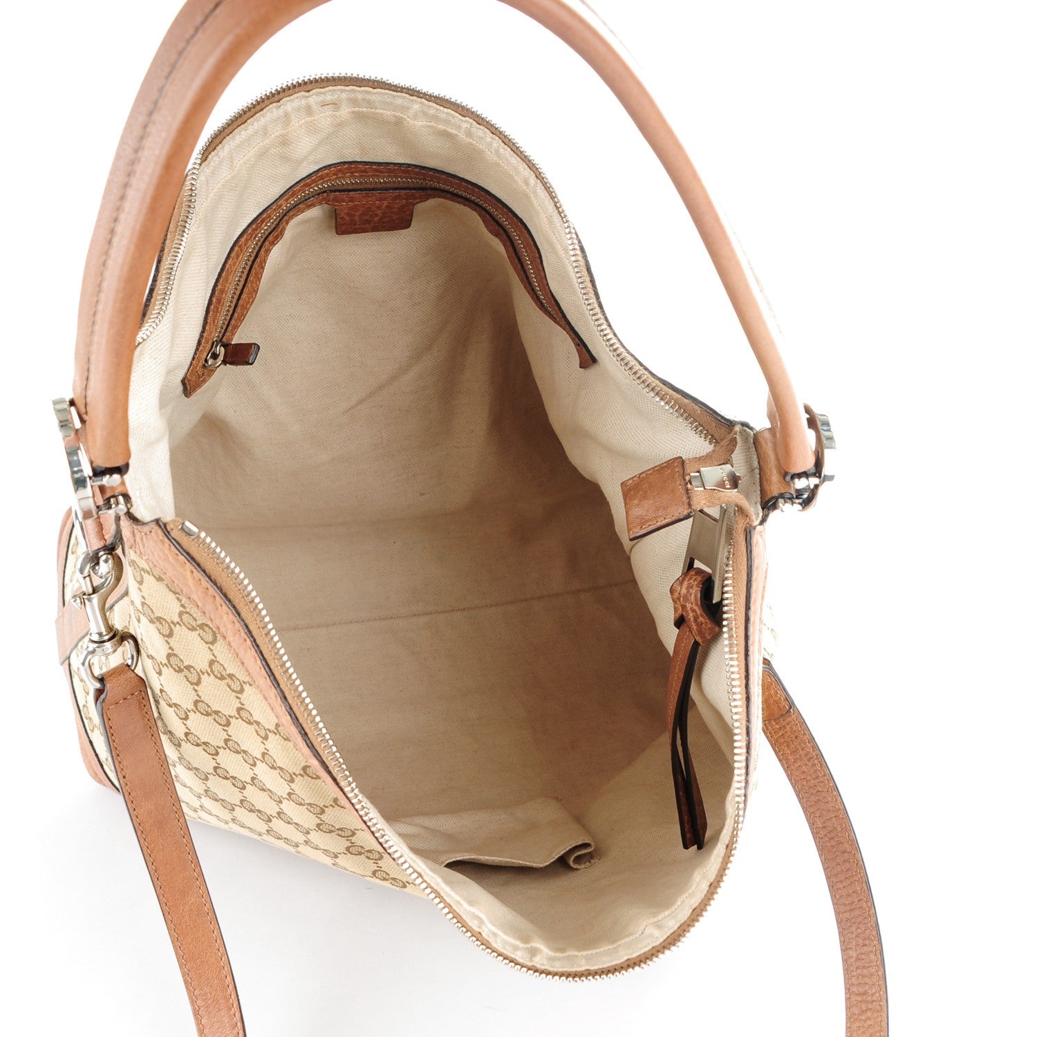 Gucci Monogram Old Libeccio Medium Miss GG Hobo Beige Ebony Light Brown 5 of 7