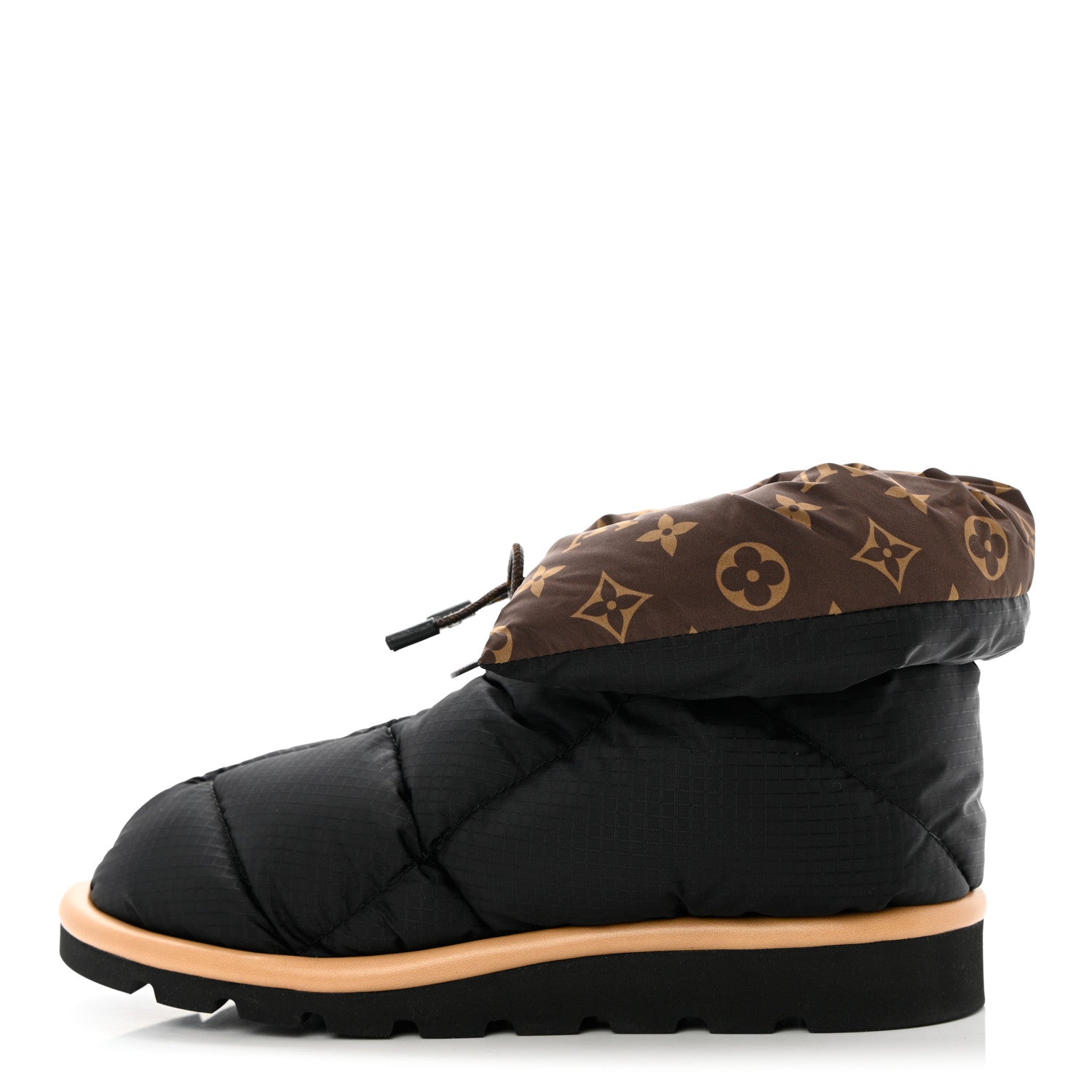 Louis Vuitton Nylon Monogram Pillow Comfort Ankle Boot 39 Black 1 of 8