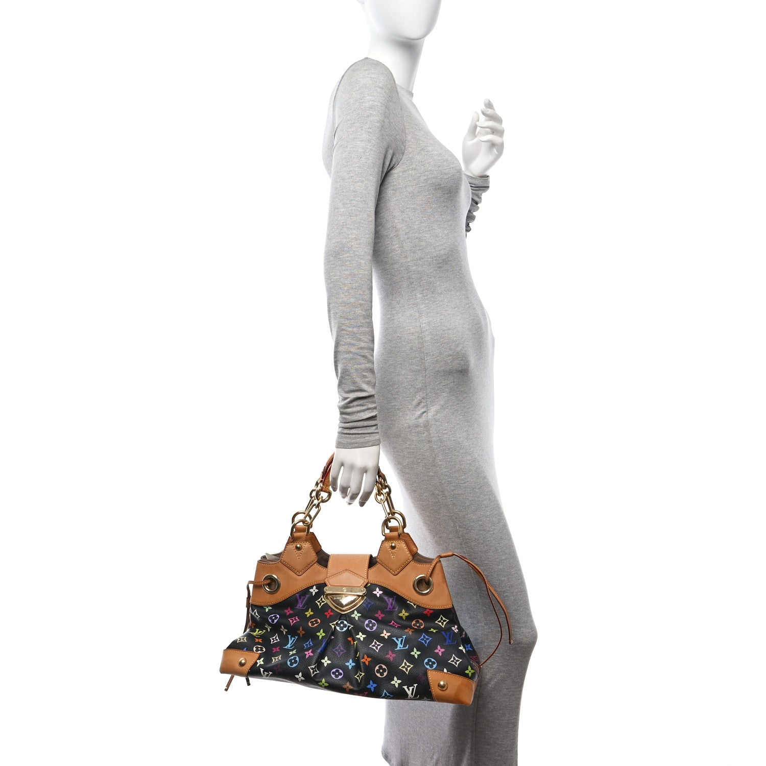 Louis Vuitton Monogram Multicolor Ursula Black 2 of 14