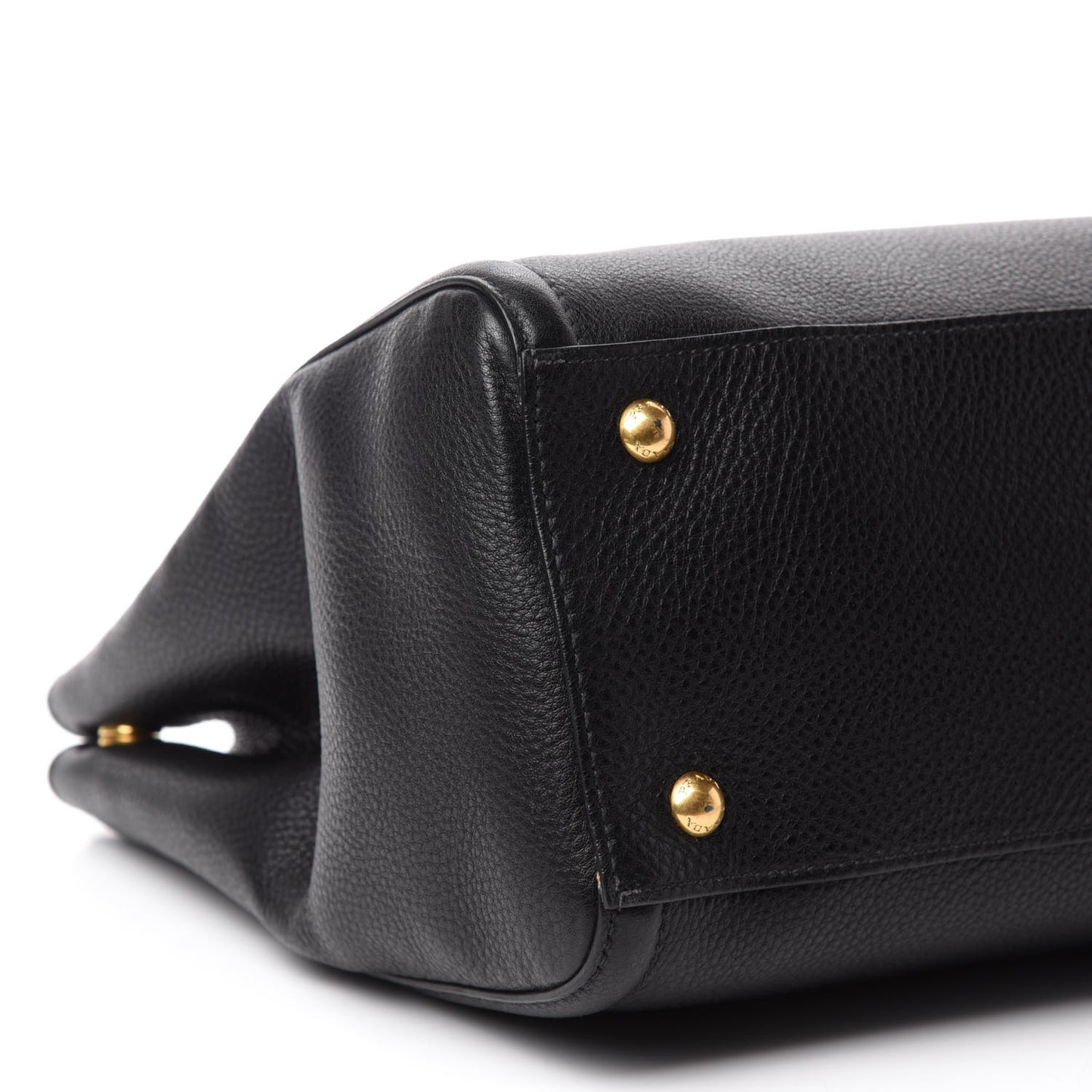 Vitello Daino Large Tote Black