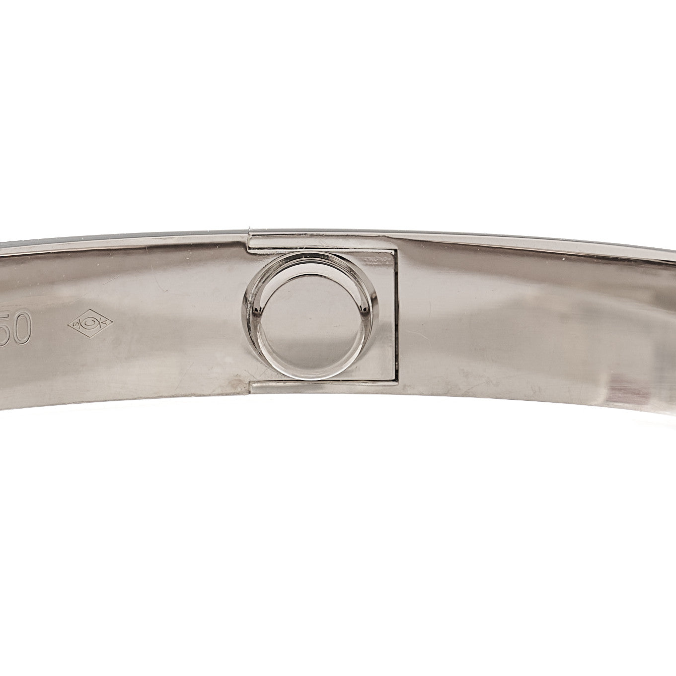 Cartier 18K White Gold LOVE Bracelet 15 4 of 9