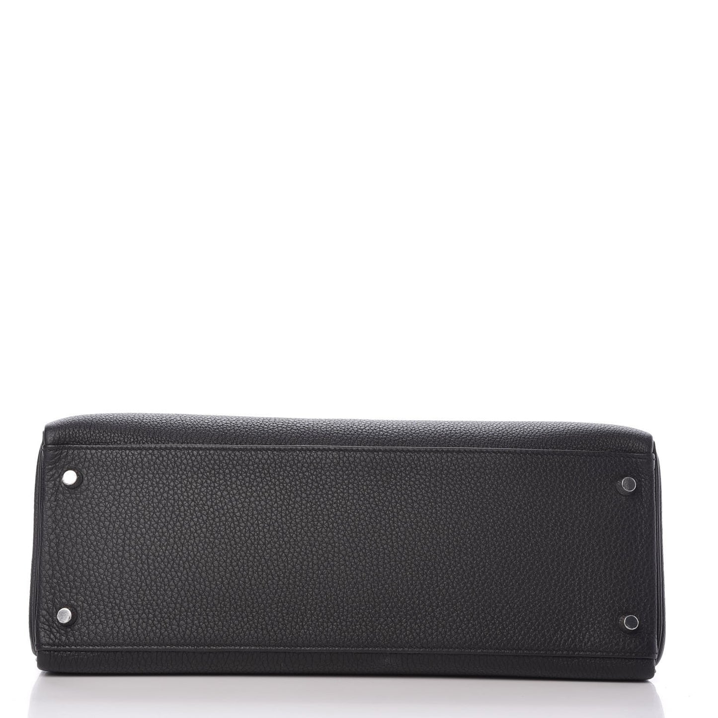 Togo Verso Kelly Retourne 35 Black Bleu Agate