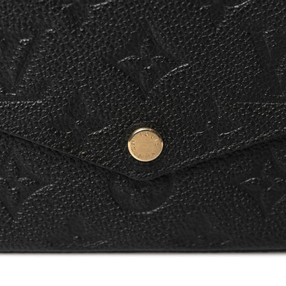 Louis Vuitton Empreinte Pochette Felicie Chain Wallet Black 11 of 12