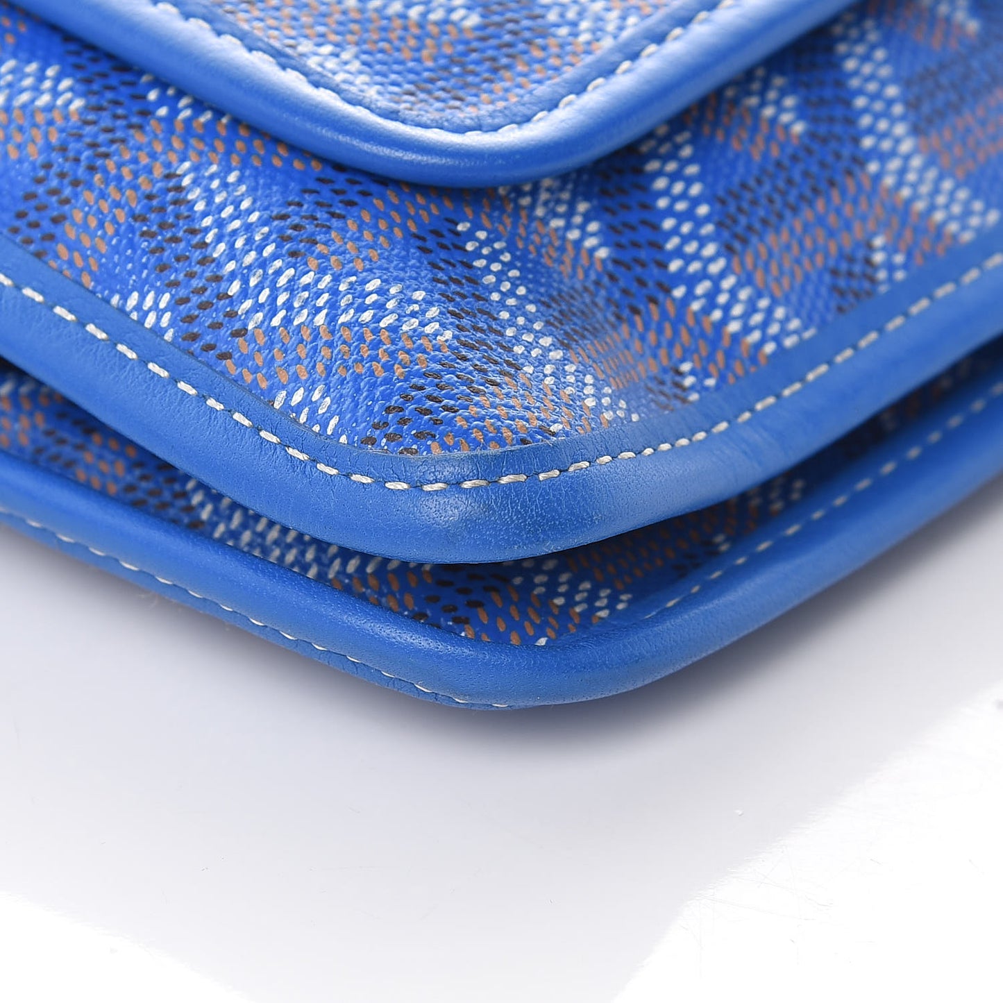 Goyardine Plumet Wallet Clutch Sky Blue