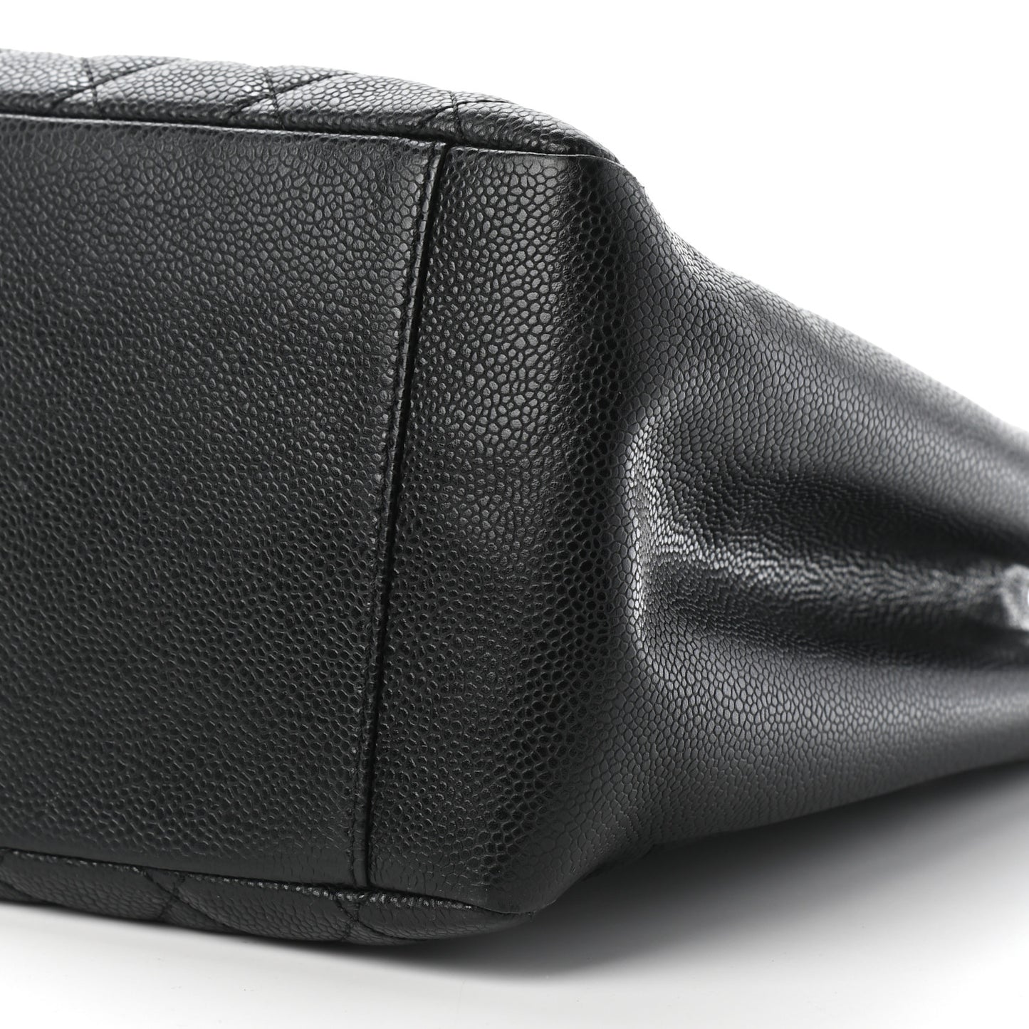 Caviar Quilted Grand Shopping Tote GST Black