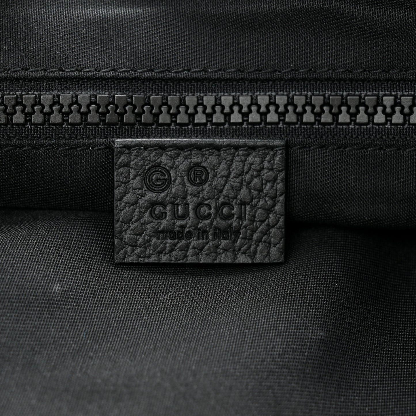 Nylon Monogram Medium Flat Messenger Bag Black