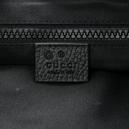 Gucci Nylon Monogram Medium Flat Messenger Bag Black 6 of 10