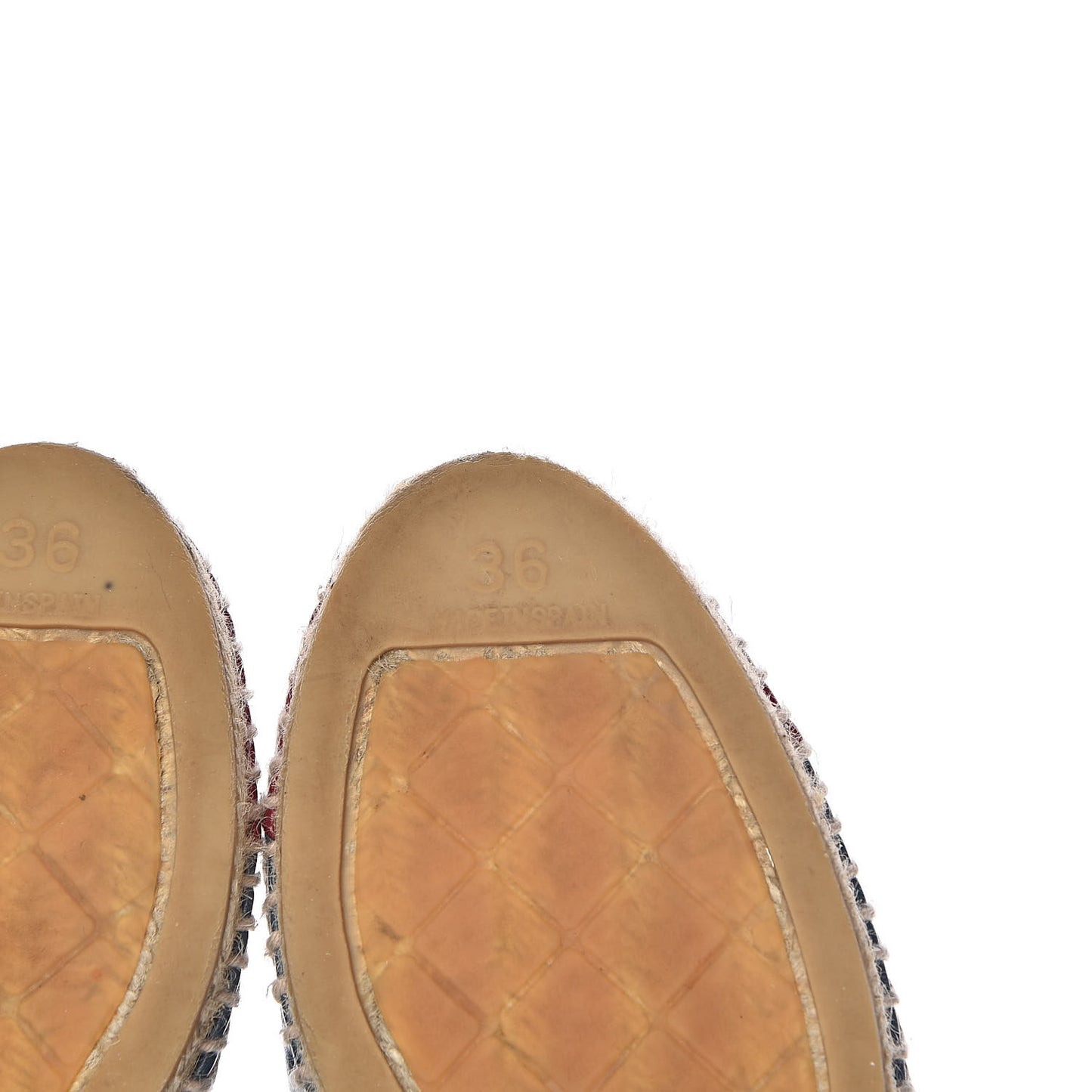 Lambskin CC Espadrilles 36 Blue