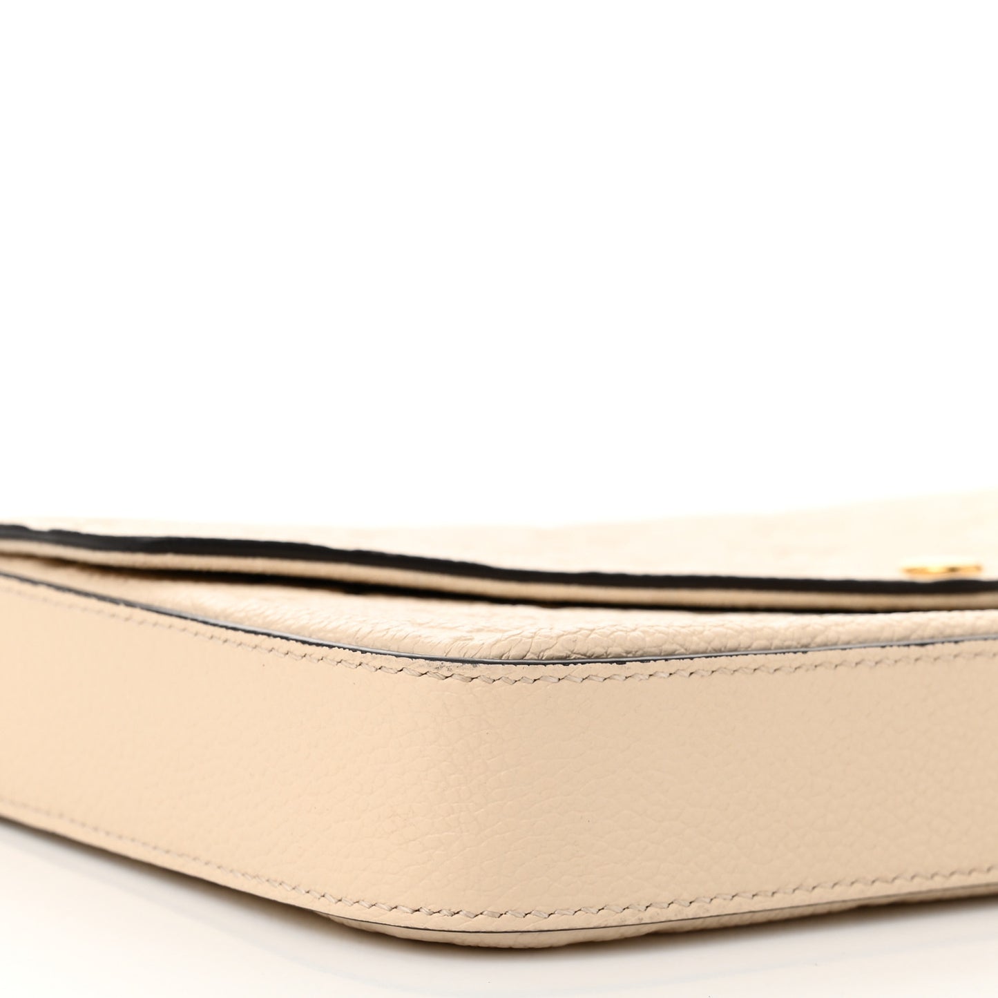 Empreinte Pochette Felicie Chain Wallet Cream