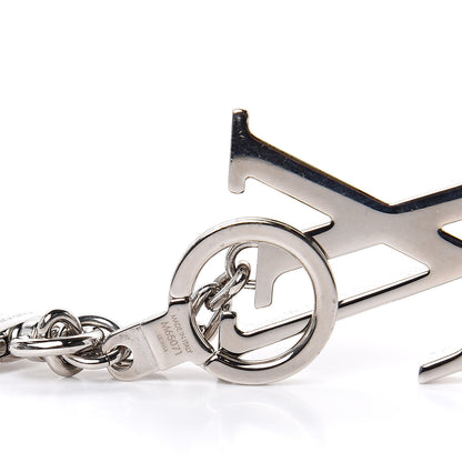 Louis Vuitton LV Facettes Bag Charm Key Holder Silver 3 of 4
