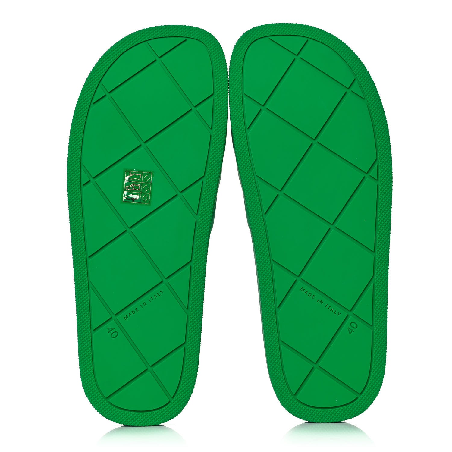 Bottega Veneta Rubber The Slider Sandals 40 Grass 5 of 8