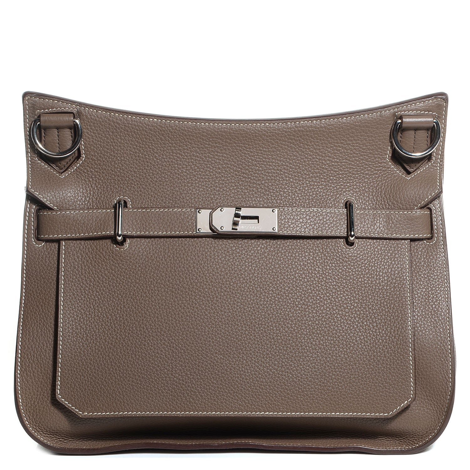 Hermes Taurillon Clemence Jypsiere 34 Etoupe 1 of 20