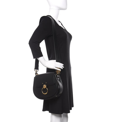 Chloe Calfskin Suede Large Tess Bag Black 2 of 11