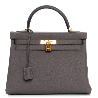 Hermes Togo Kelly Retourne 32 Etain 1 of 30