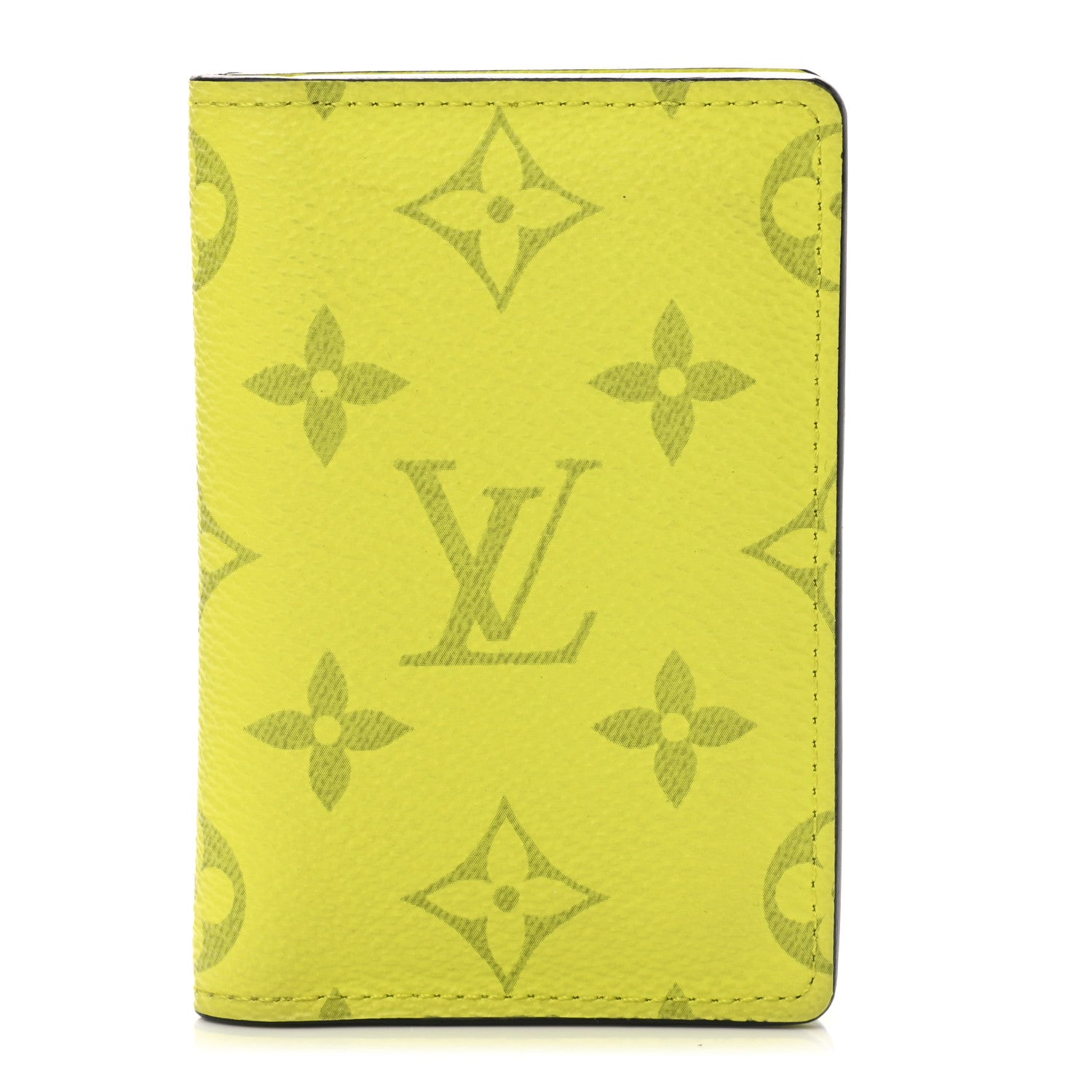 Louis Vuitton Monogram Taiga Pocket Organizer Yellow 1 of 6