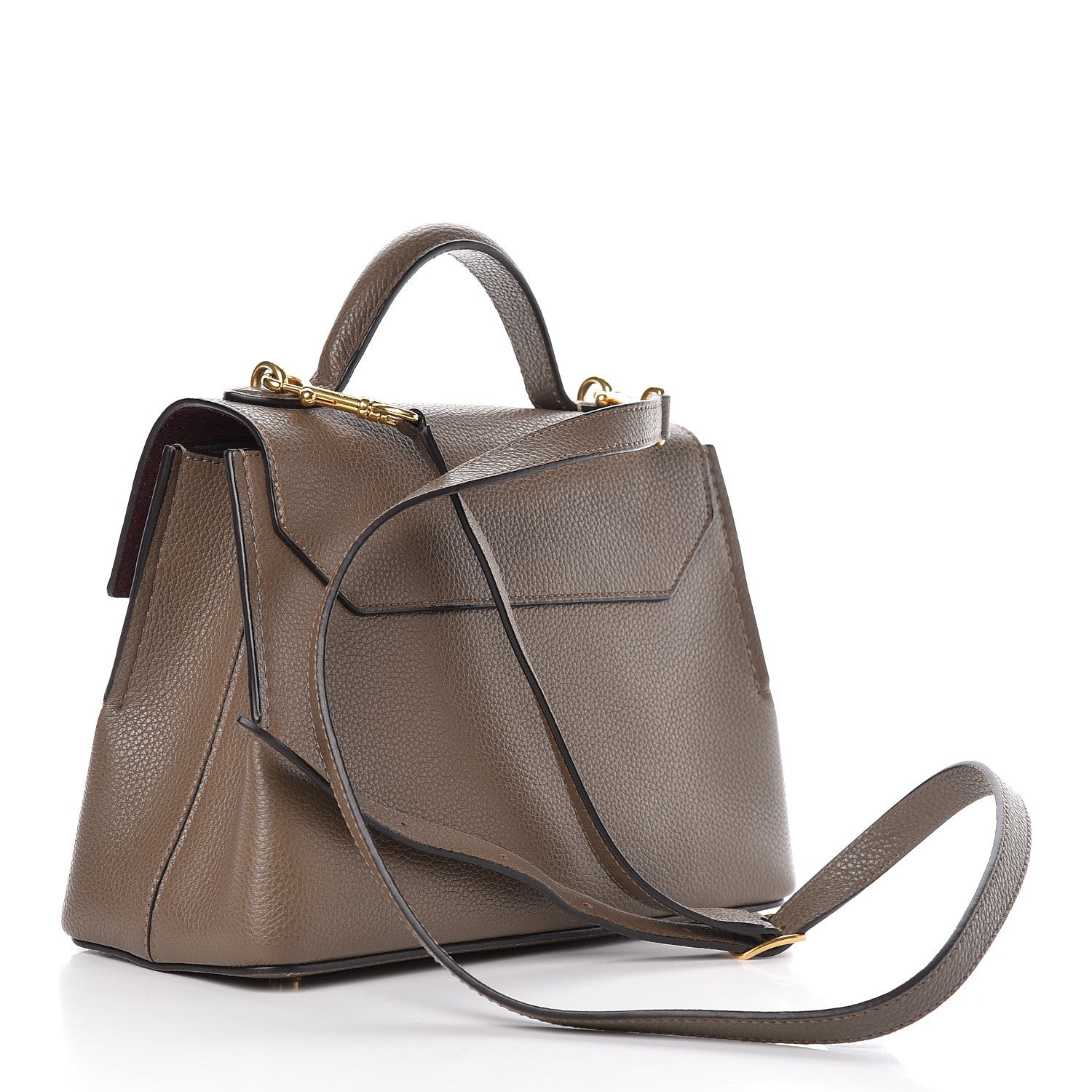 Mulberry Small Classic Grain Calfskin Mini Seaton Clay 3 of 11