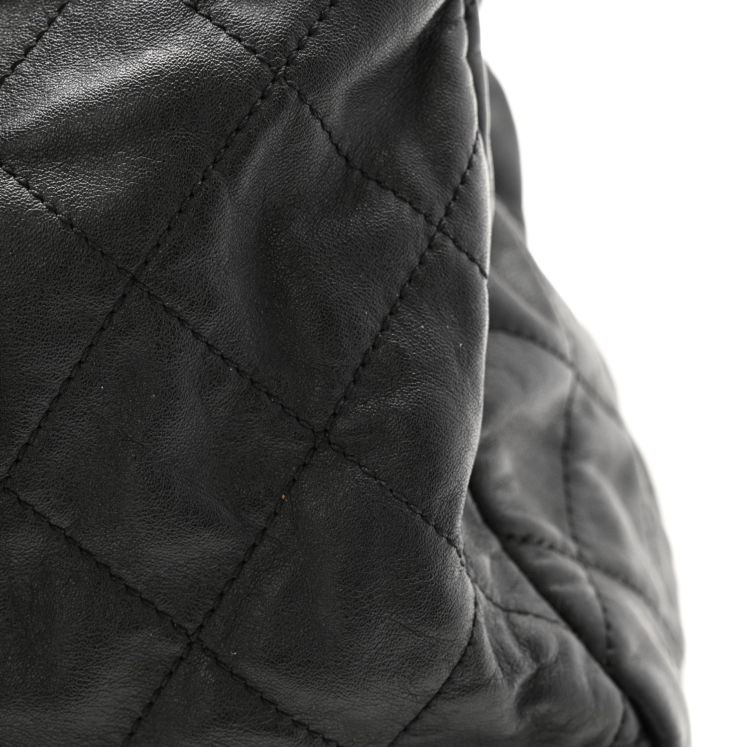 Chanel Iridescent Calfskin Quilted Large In The Mix Tote Black 14 of 14