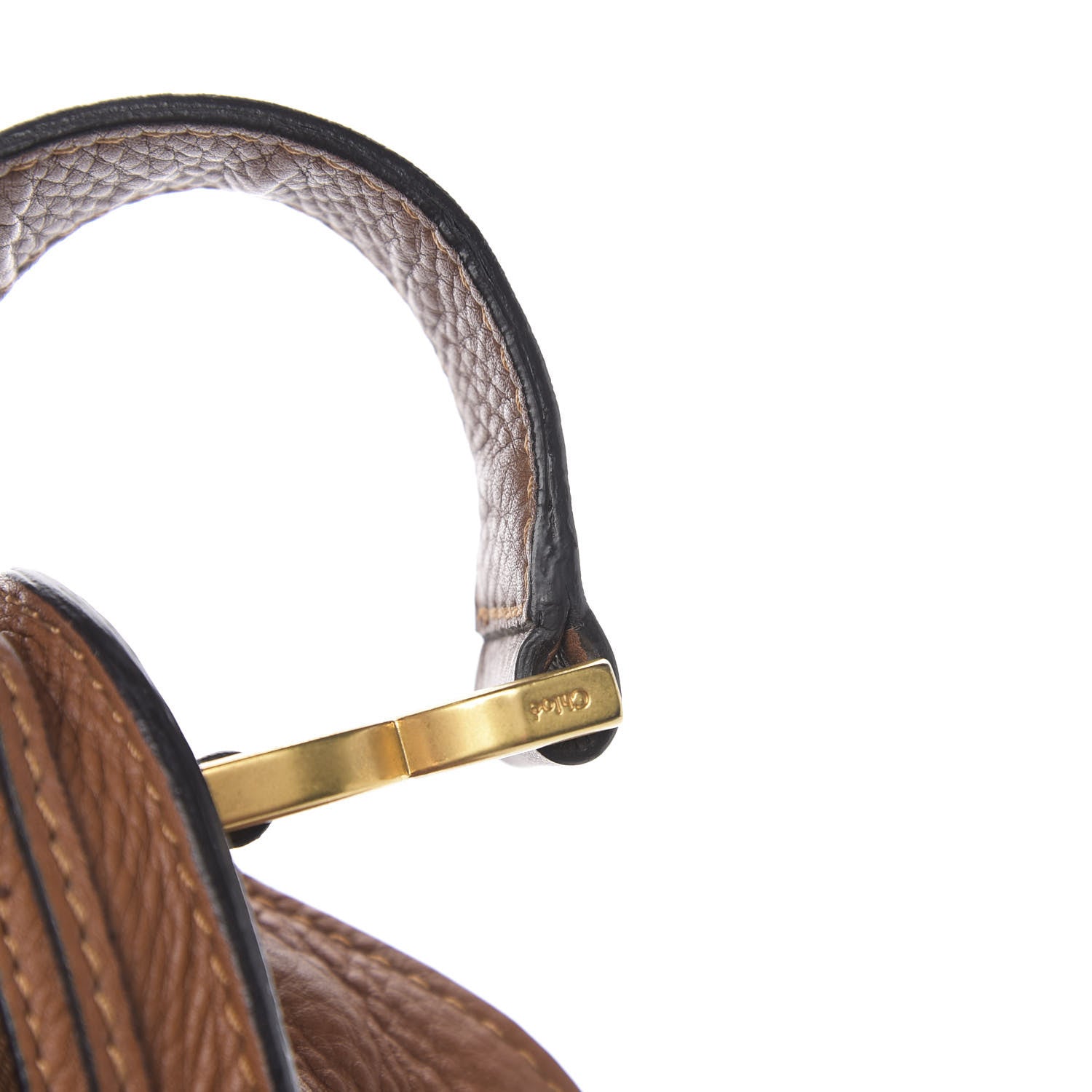Chloe Calfskin Medium Marcie Round Zip Crossbody Bag Tan 10 of 12