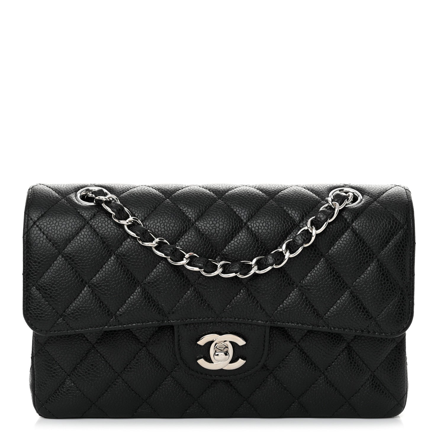 Chanel Caviar Quilted Small Double Flap Black 1 of 12