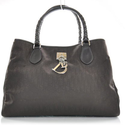 Christian Dior Nylon Monogram Lovely Medium Tote Brown 1 of 8