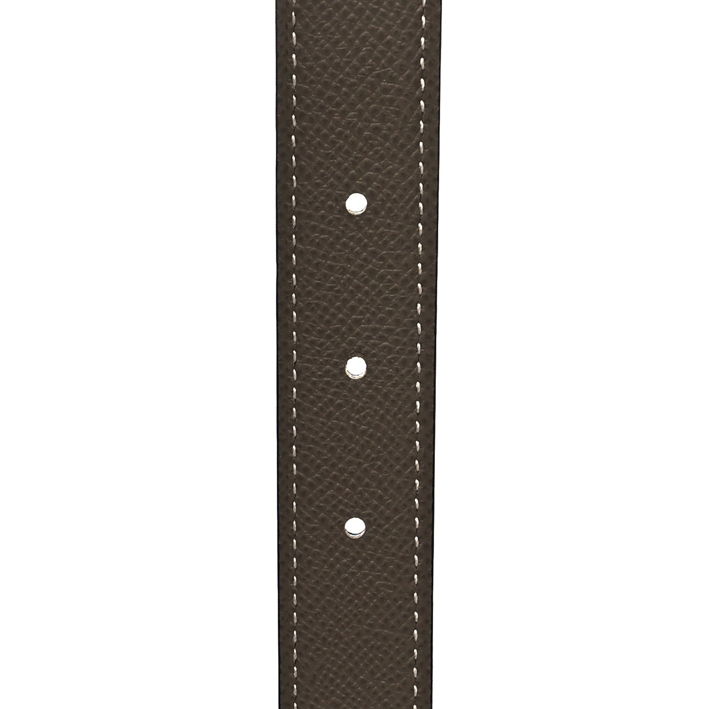 Swift Epsom 24mm H Cursives Belt 75 Black Etoupe