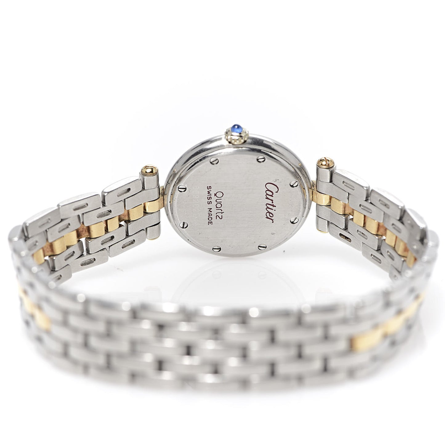 Stainless Steel 18K Yellow Gold 24mm Panthere Vendome Quartz Watch
