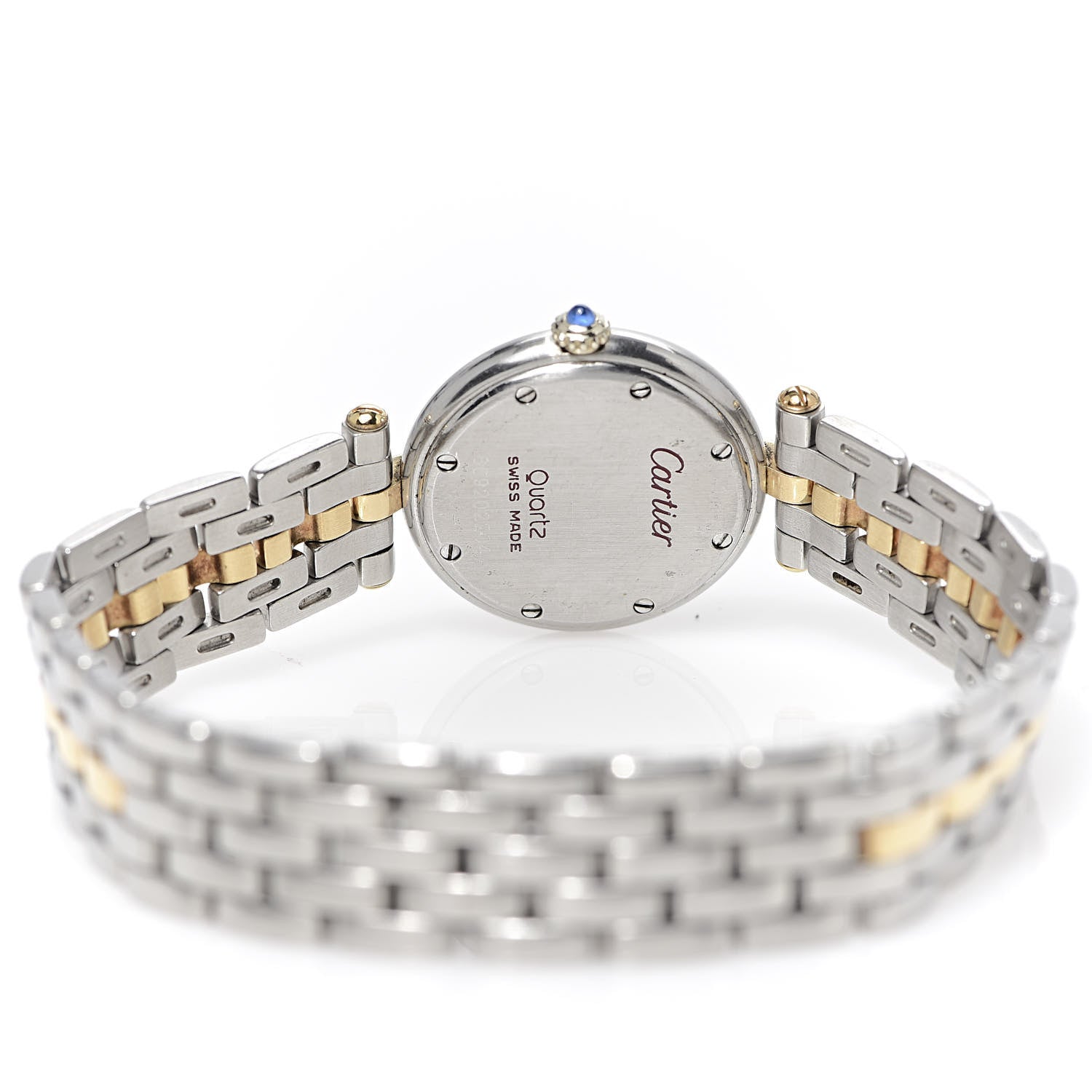Cartier Stainless Steel 18K Yellow Gold 24mm Panthere Vendome Quartz Watch 5 of 6