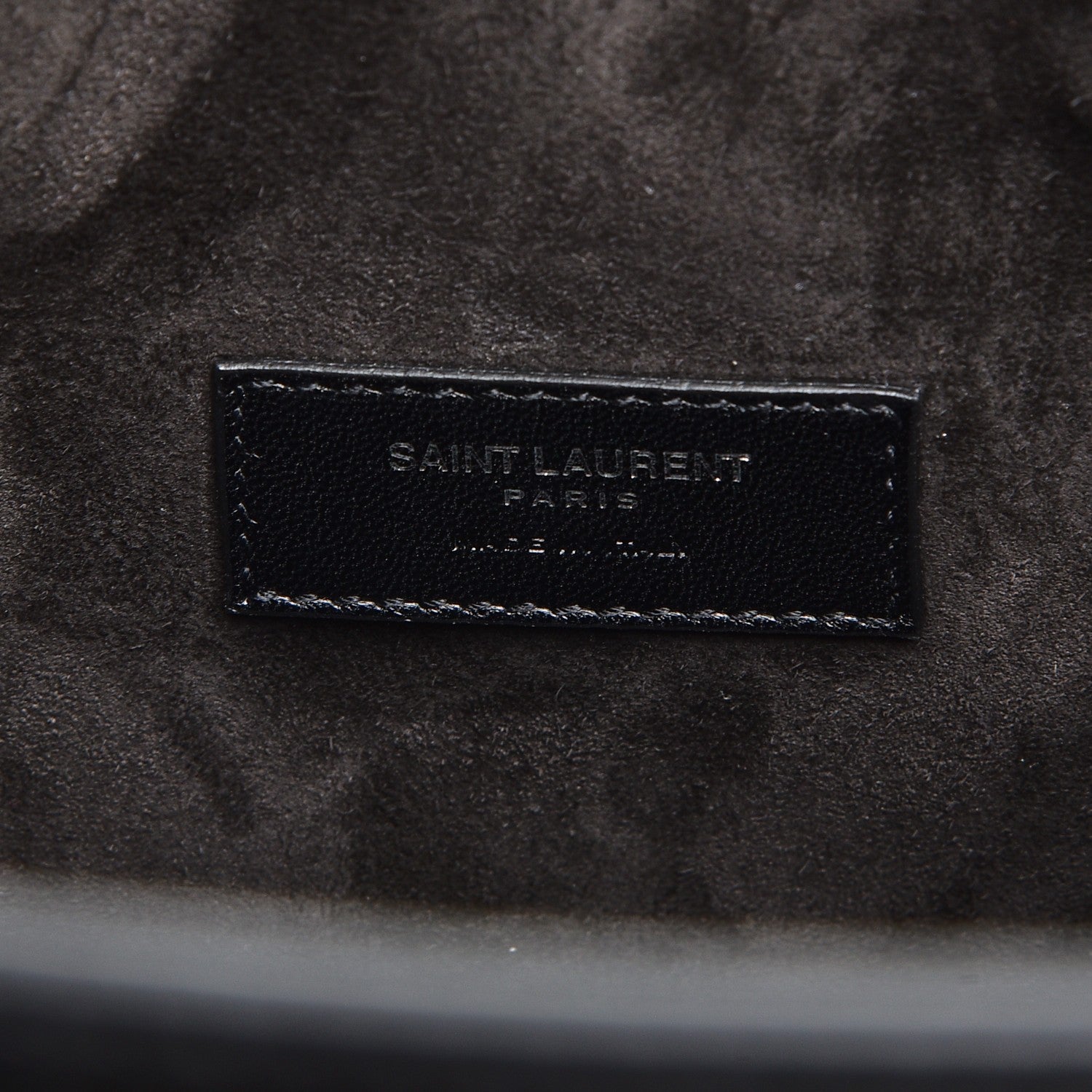 Saint Laurent Calfskin Crocodile Embossed Medium Supple Sac de Jour Black 7 of 8