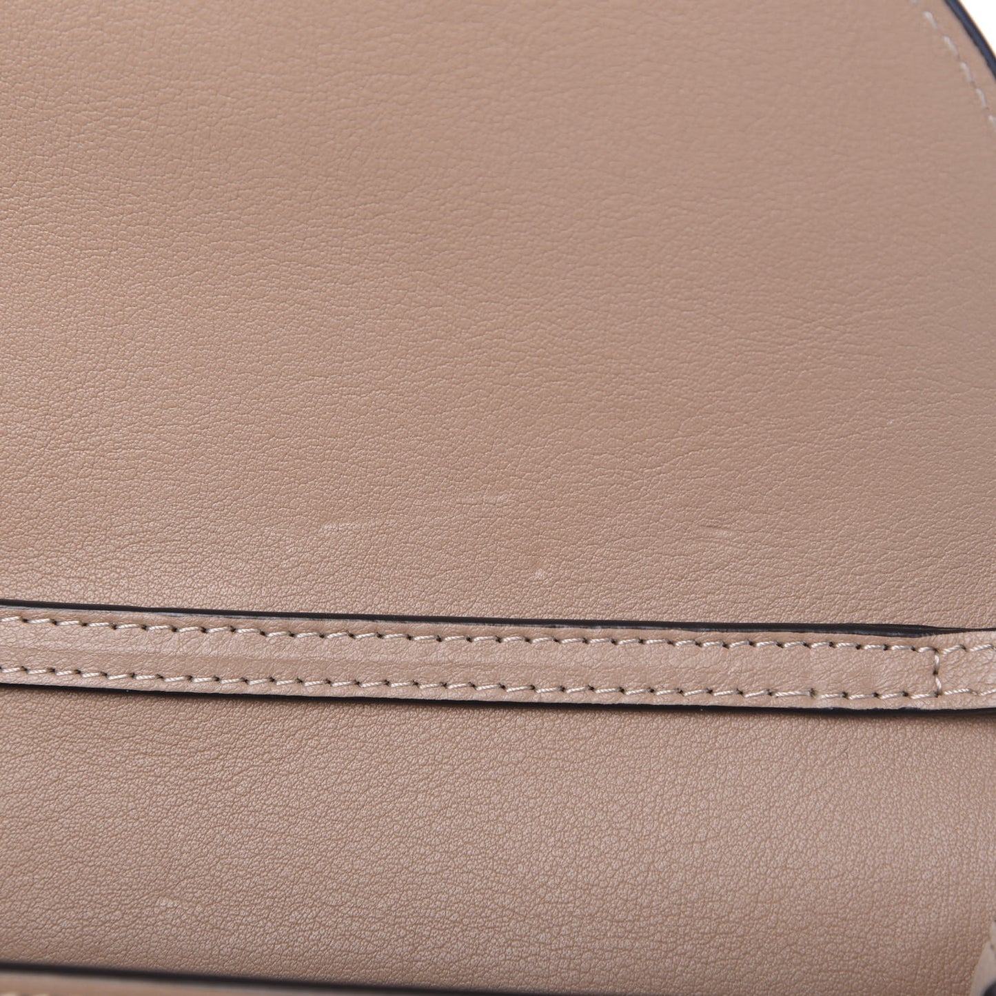 Calfskin Small Nile Bracelet Minaudiere Bag Brown