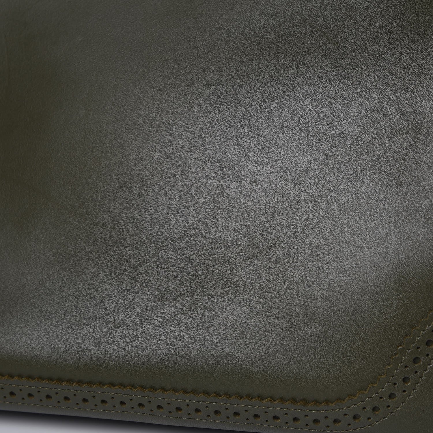 Hermes Tadelakt Ghillies Birkin 35 Olive 8 of 10