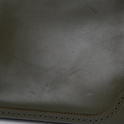 Hermes Tadelakt Ghillies Birkin 35 Olive 8 of 10