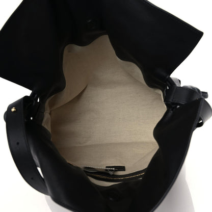 Loewe Calfskin Flamenco Knot Bag Black 8 of 11