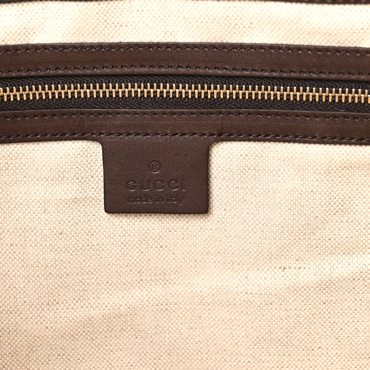 Monogram Vintage Web Medium Half Moon Hobo Dark Brown