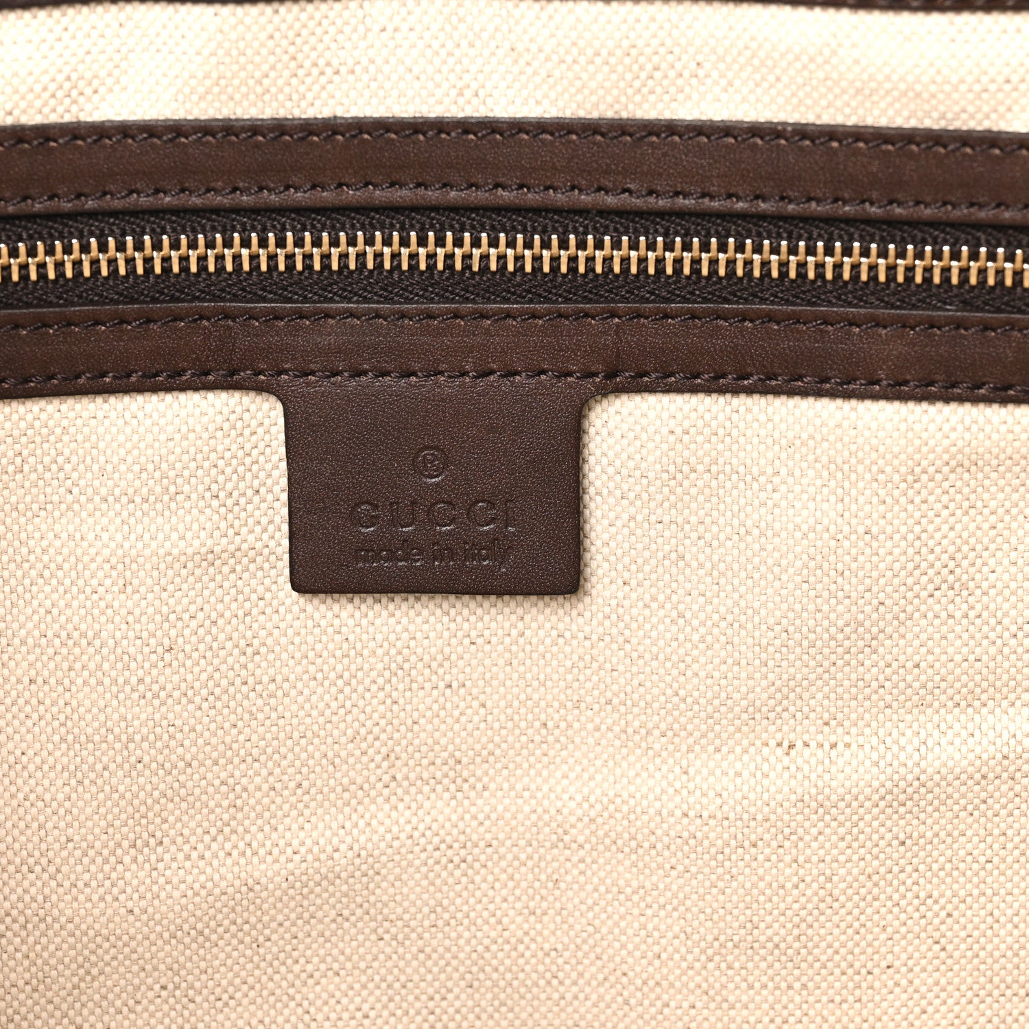 Gucci Monogram Vintage Web Medium Half Moon Hobo Dark Brown 6 of 10