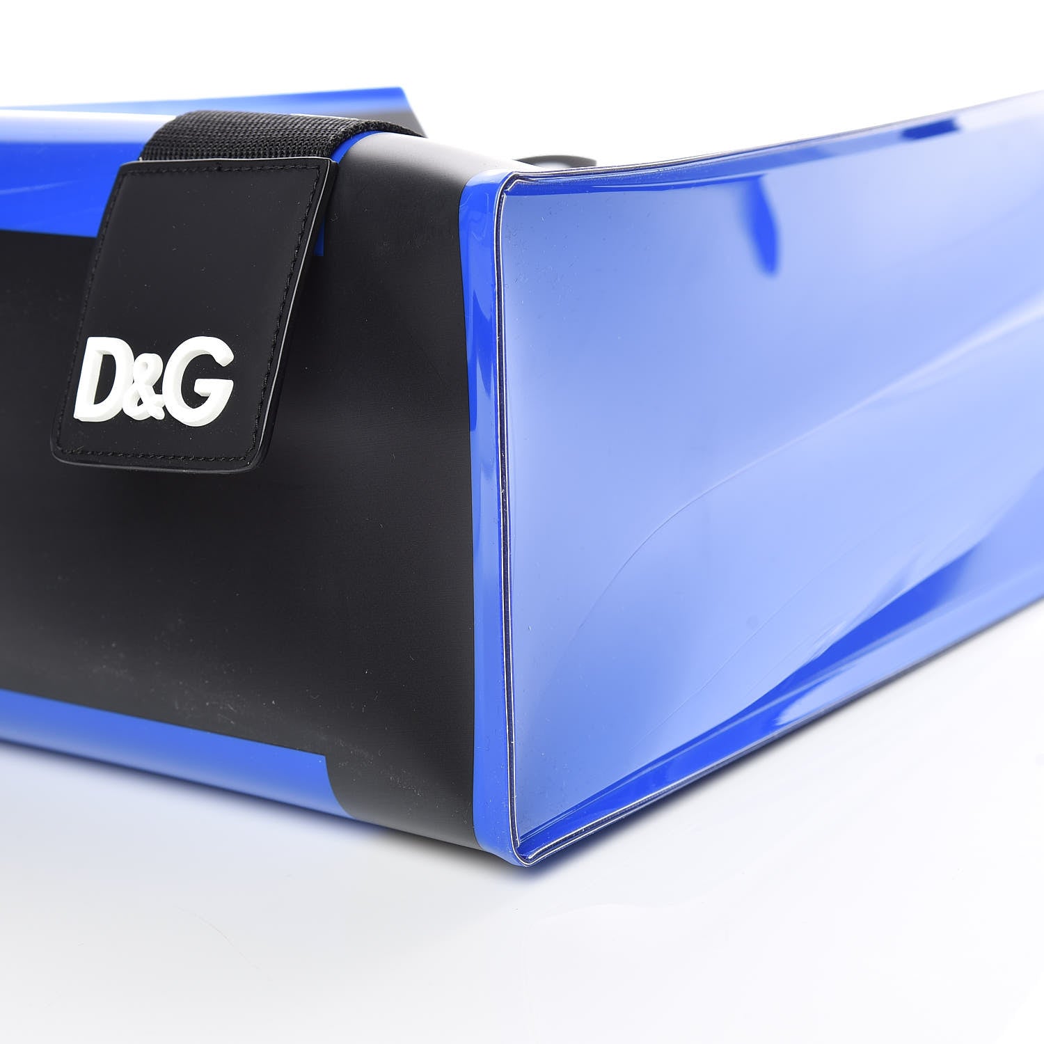 Dolce & Gabbana PVC Street Shopping Logo Tote Blue 9 of 9