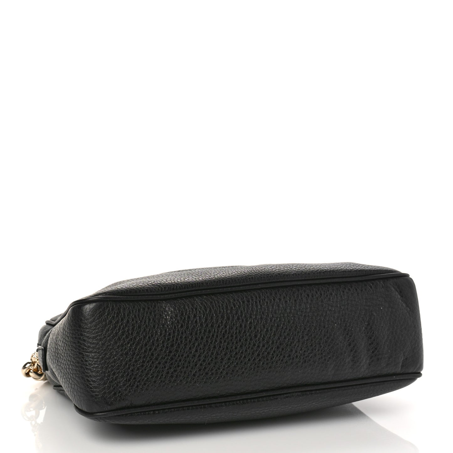 Pebbled Calfskin Small Soho Bowler Black