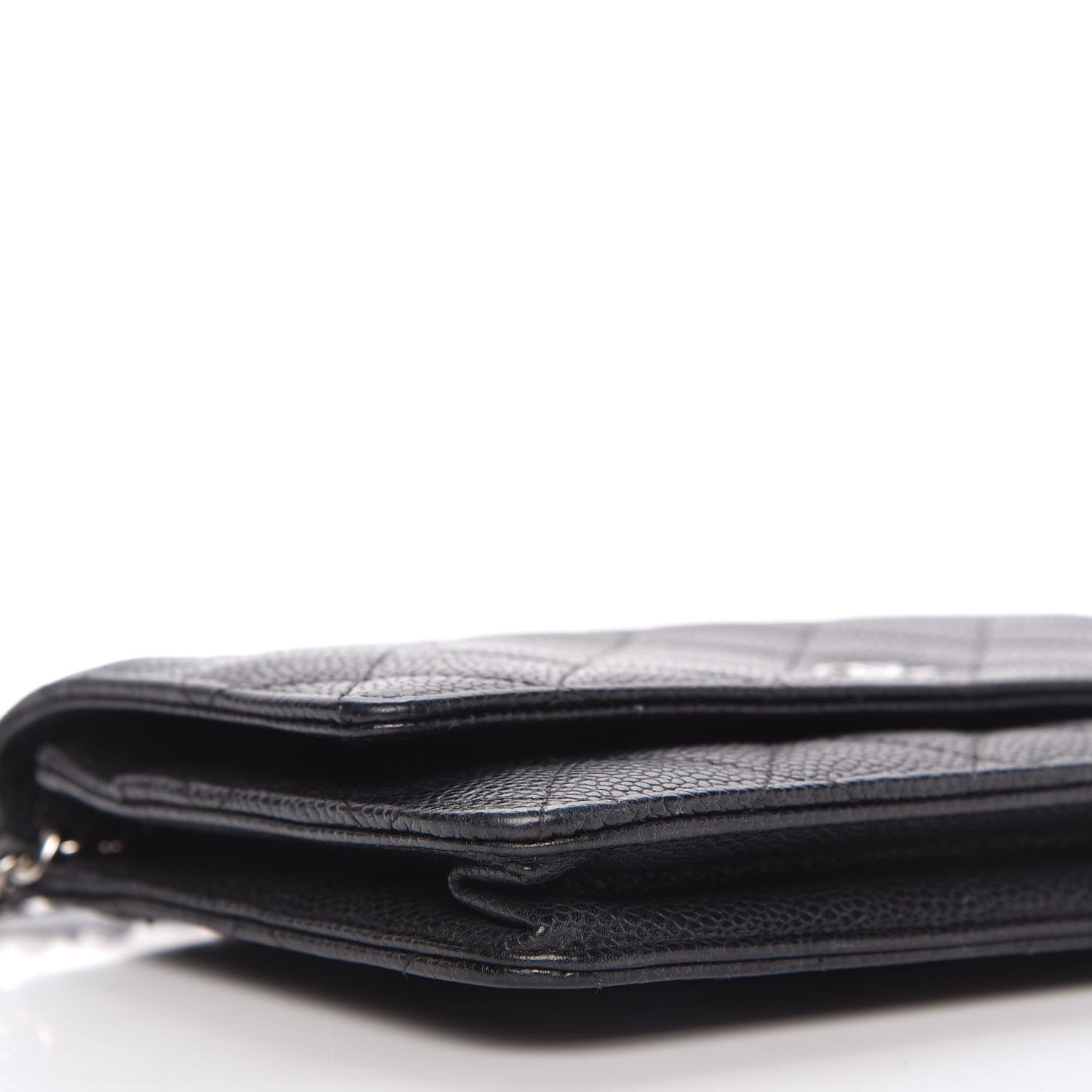 Chanel Caviar Quilted Wallet On Chain WOC Black 6 of 12