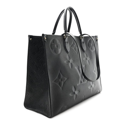 Louis Vuitton Empreinte Monogram Giant Onthego GM Black 3 of 9