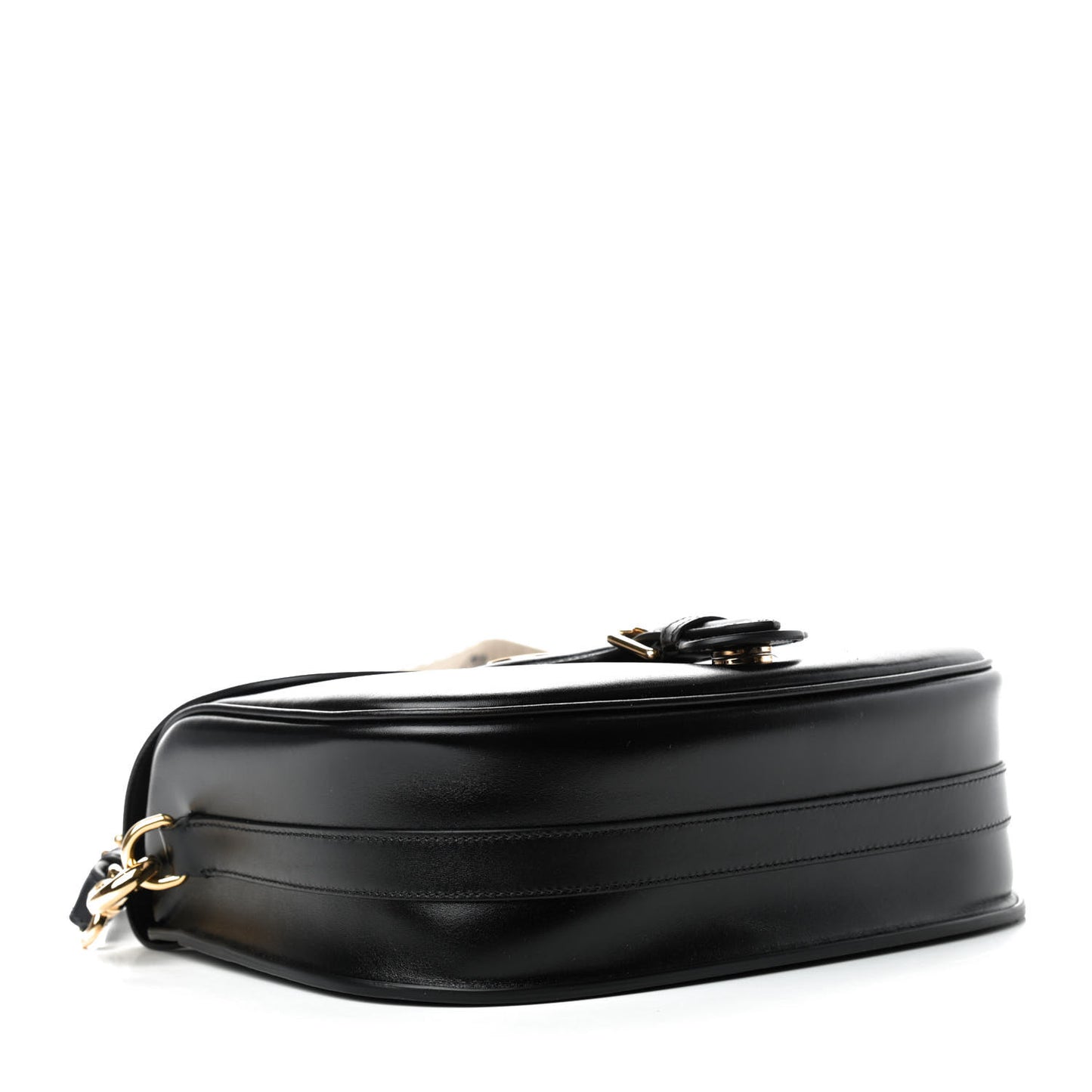 Box Calfskin Large Bobby Flap Black