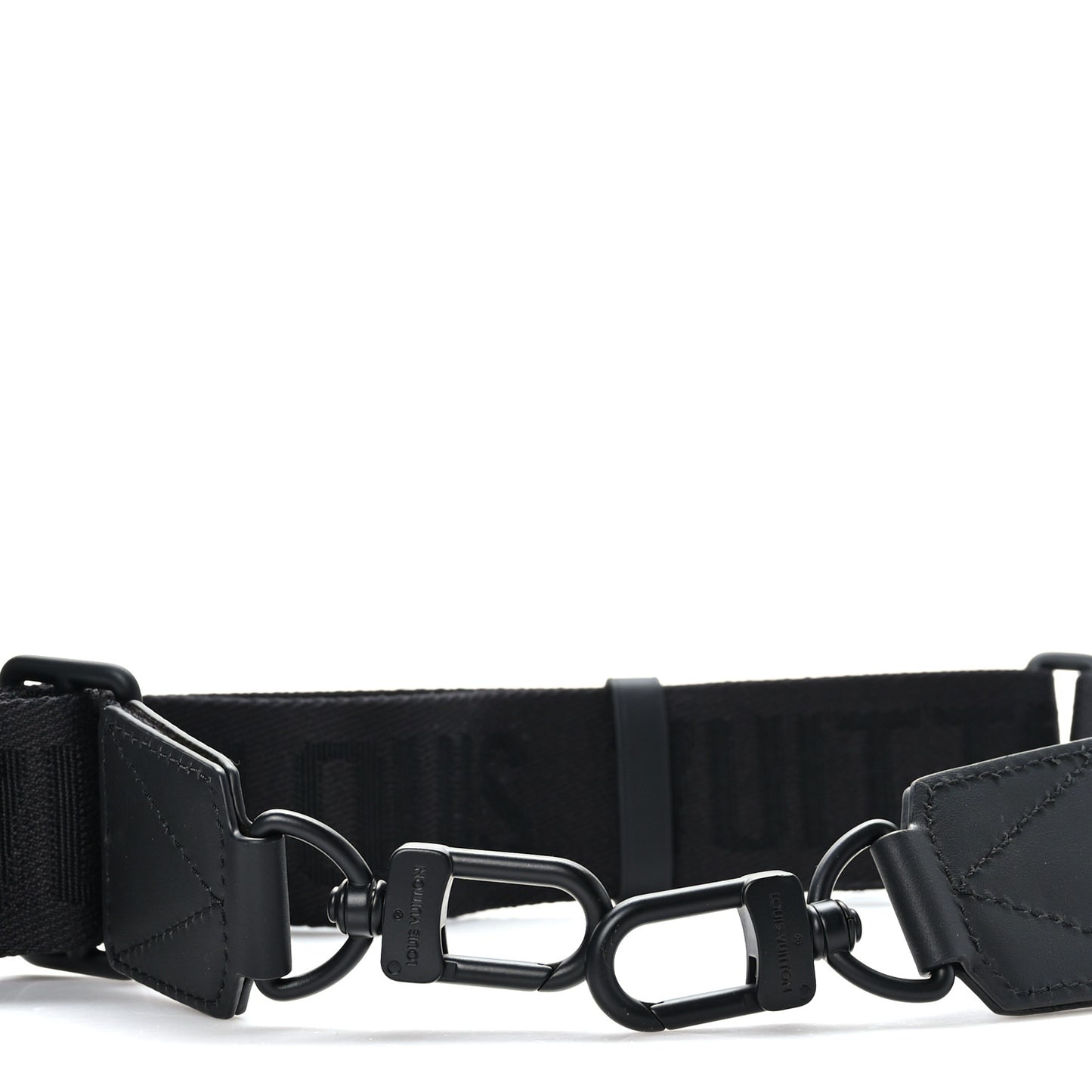 Monogram Trio Messenger Shoulder Strap Black