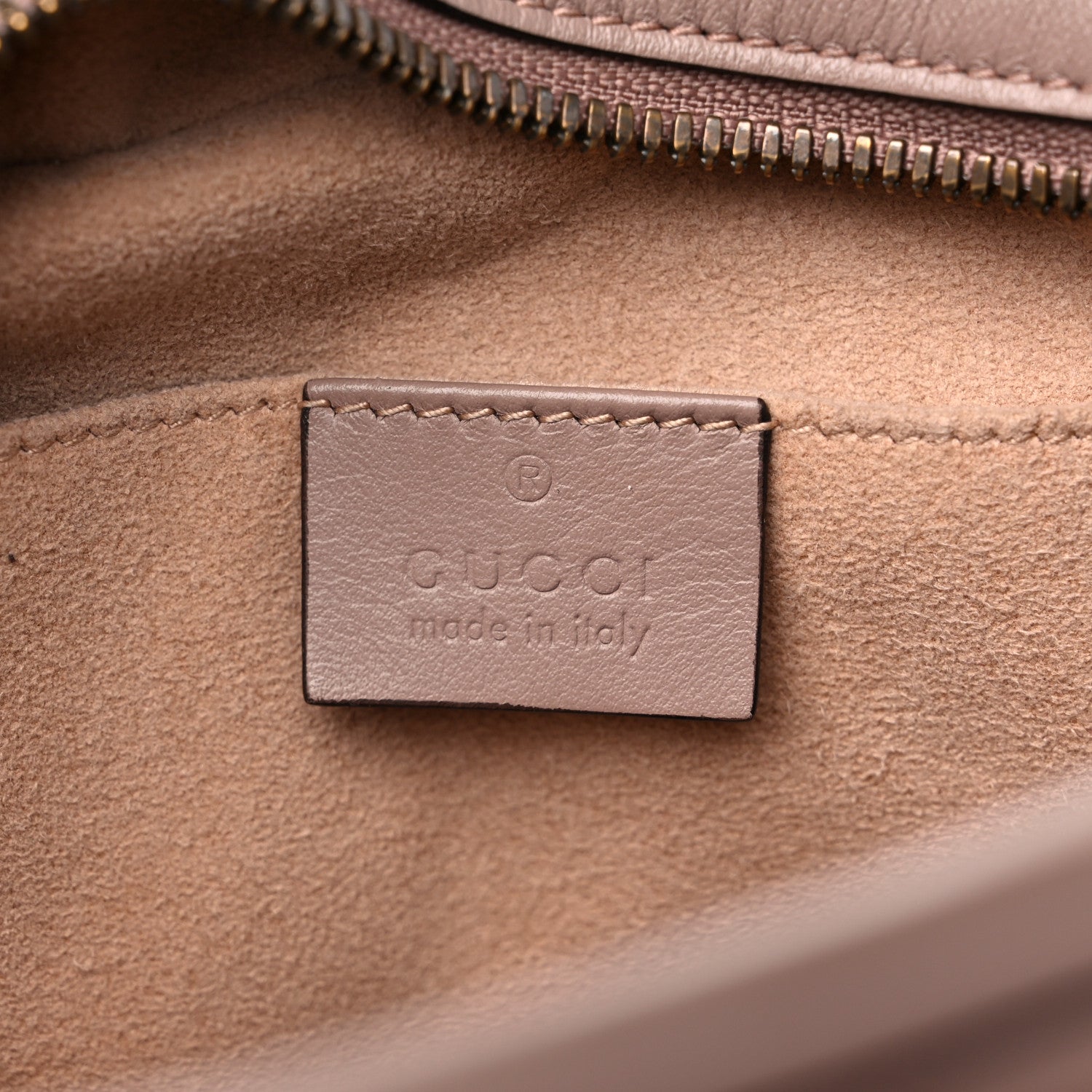 Gucci Calfskin Matelasse Small GG Marmont Chain Shoulder Bag Porcelain Rose 6 of 10