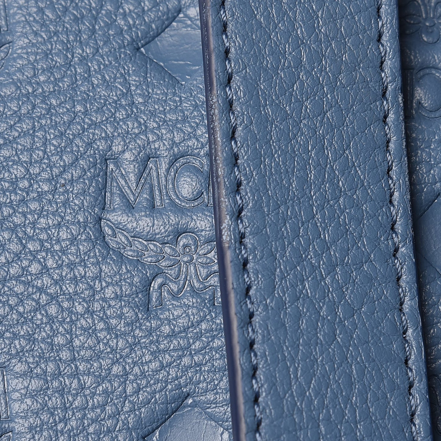 Calfskin Ottomar Monogram Large Klara Hobo Luft Blue