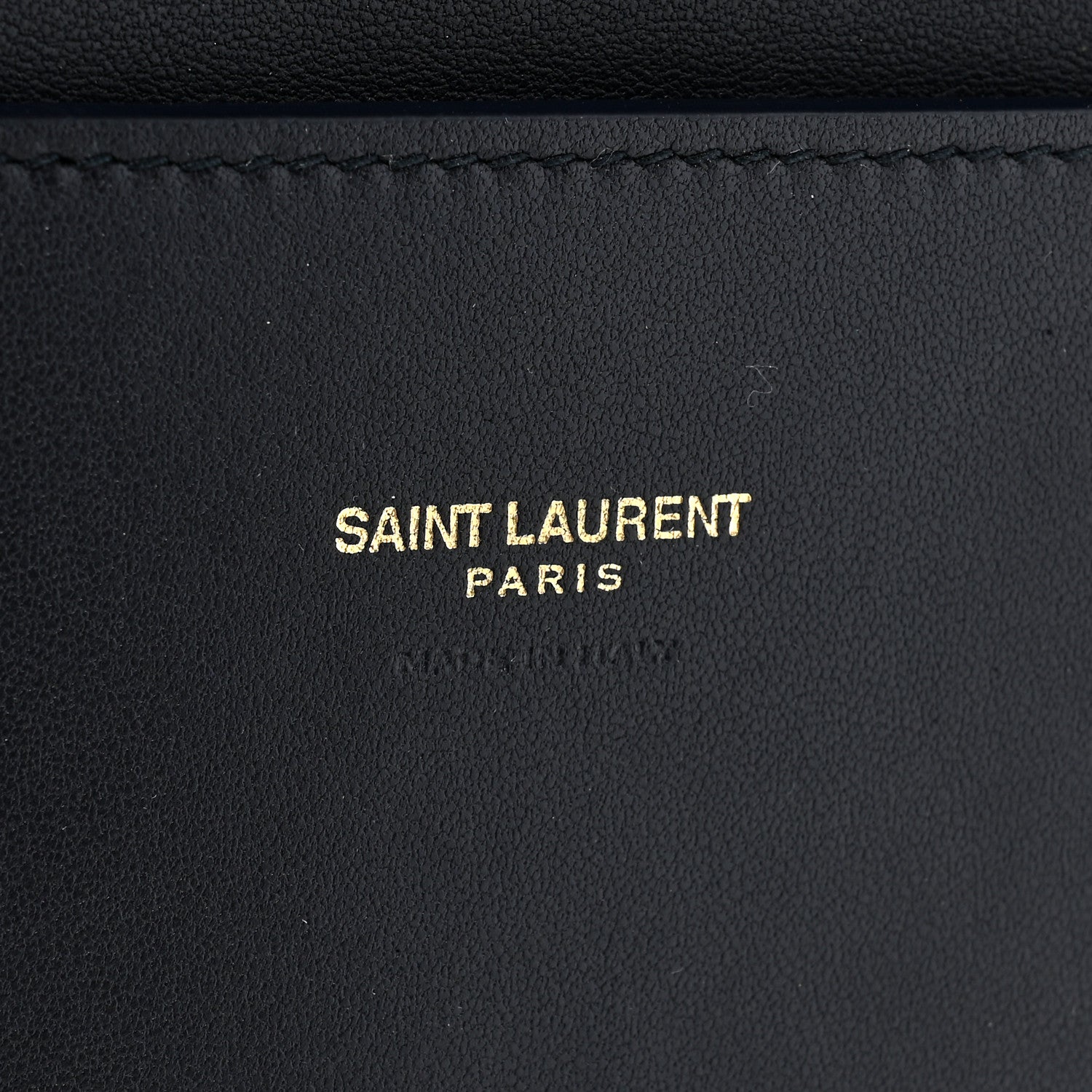 Saint Laurent SAINT LAURENT Smooth Calfskin Suede Medium Reversible Monogram Kate Satchel Navy 6 of 13