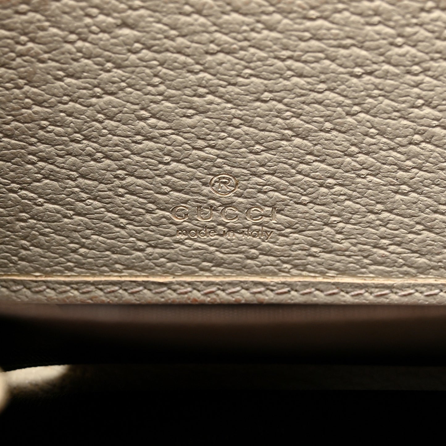 GG Supreme Monogram Flora Ophidia Zip Around Wallet White