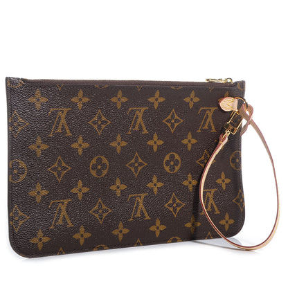 Louis Vuitton Monogram Neverfull MM GM Pochette Fuchsia 3 of 8
