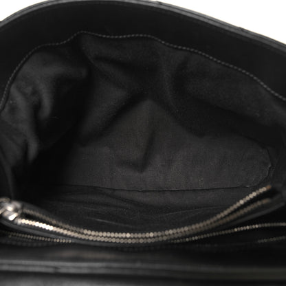 Saint Laurent Calfskin Y Quilted Monogram Medium Loulou Chain Satchel Black 5 of 10