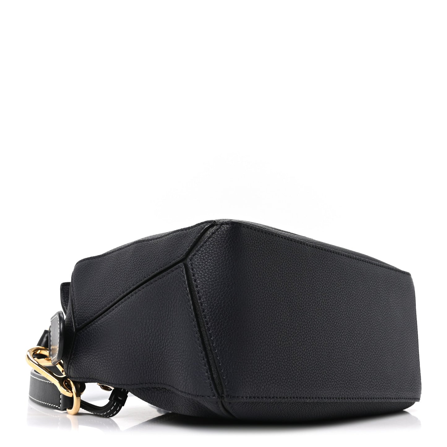 Calfskin Small Puzzle Bag Midnight Blue Black