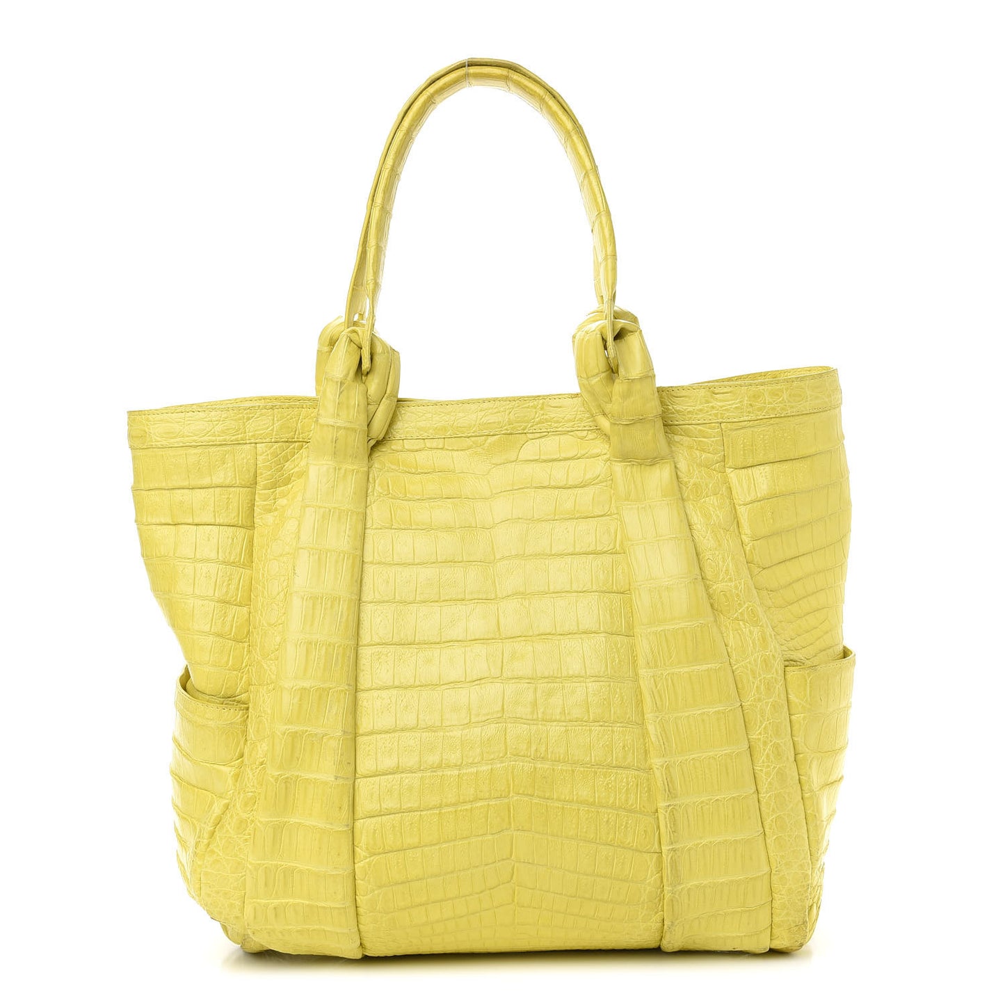 Crocodile Tote Yellow