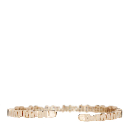 Suzanne Kalan 18K Rose Gold Rainbow Sapphire Baguette Reborn Cuff Bracelet 2 of 3
